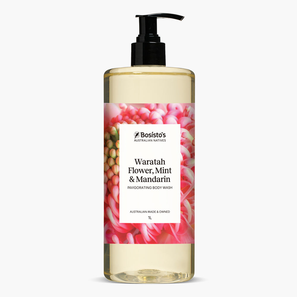 Waratah Flower, Mint & Mandarin Invigorating Body Wash 1L